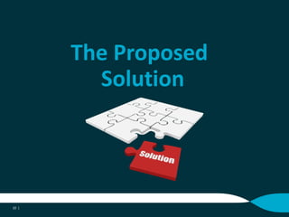 The Proposed
Solution
10 |
 