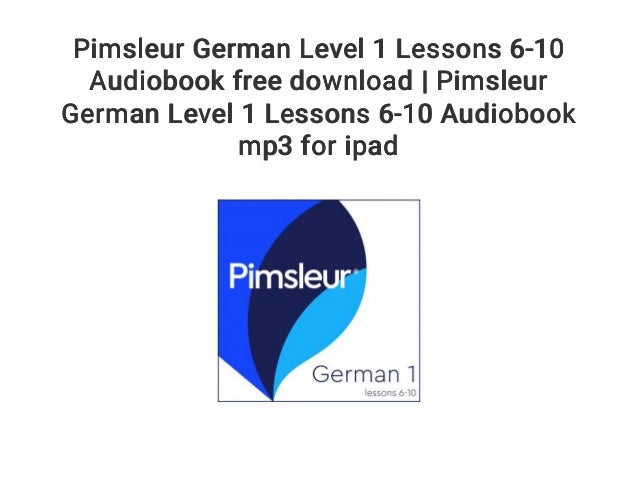 pimsleur german download pimsleur german download