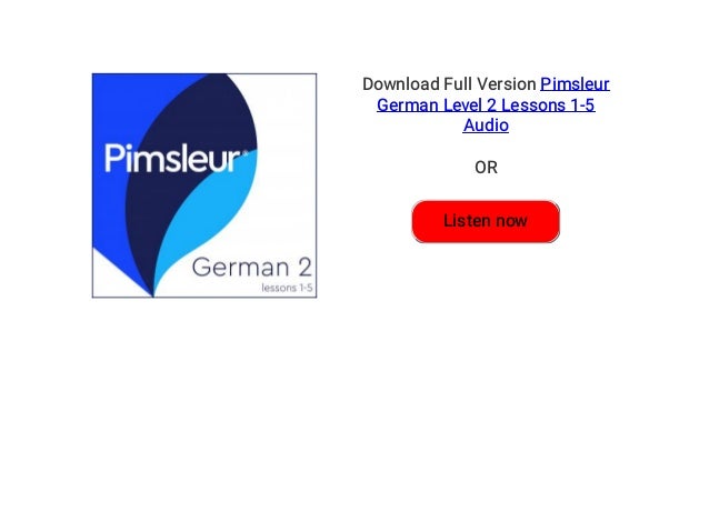 pimsleur german 2 mp3 pimsleur german 2 mp3