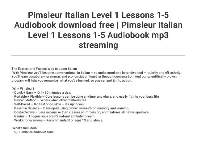 pimsleur italian 1 transcript pdf pimsleur italian 1 transcript pdf