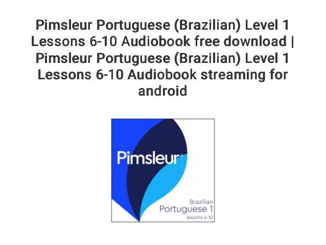 pimsleur portuguese free download