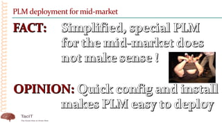 PLM deployment for mid-market
 