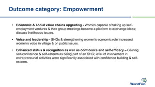 Gender dynamics in value chains: Beyond production node and a single commodity focus