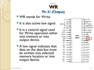 Output Pin Example Pin diagram-of-8085 | PPT