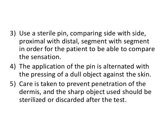 Pin Prick Test pin-prick-test