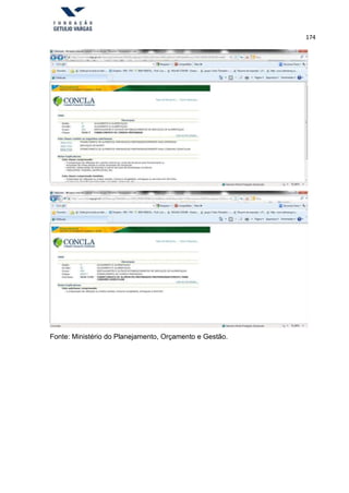 174
Fonte: Ministério do Planejamento, Orçamento e Gestão.
 