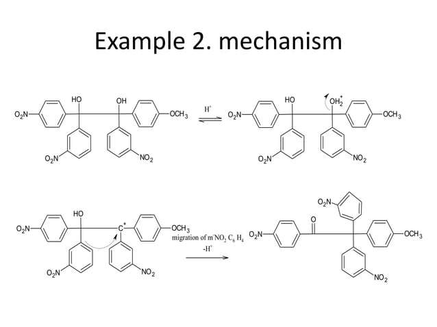 Pinacol pinacolone rearrangement | PPTX