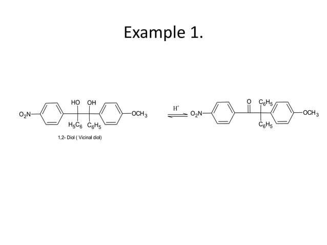 Pinacol pinacolone rearrangement | PPTX