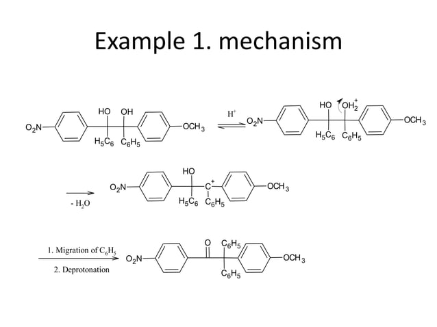 Pinacol pinacolone rearrangement | PPTX