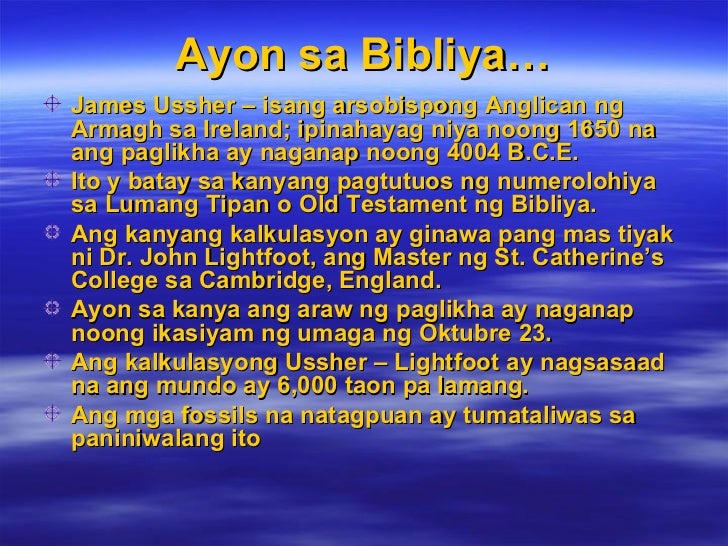 Pinagmulan Ng Tao Ayon Sa Bibliya Pinagmulan Ng Daigdig