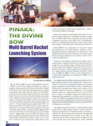 Pinaka multi-barrel-rocket-system