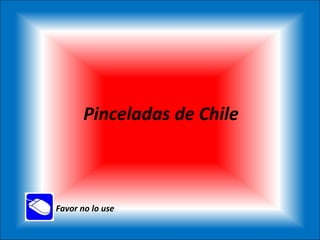 Pinceladas de Chile Favor no lo use 