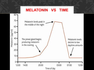 MELATONIN VS TIME
 