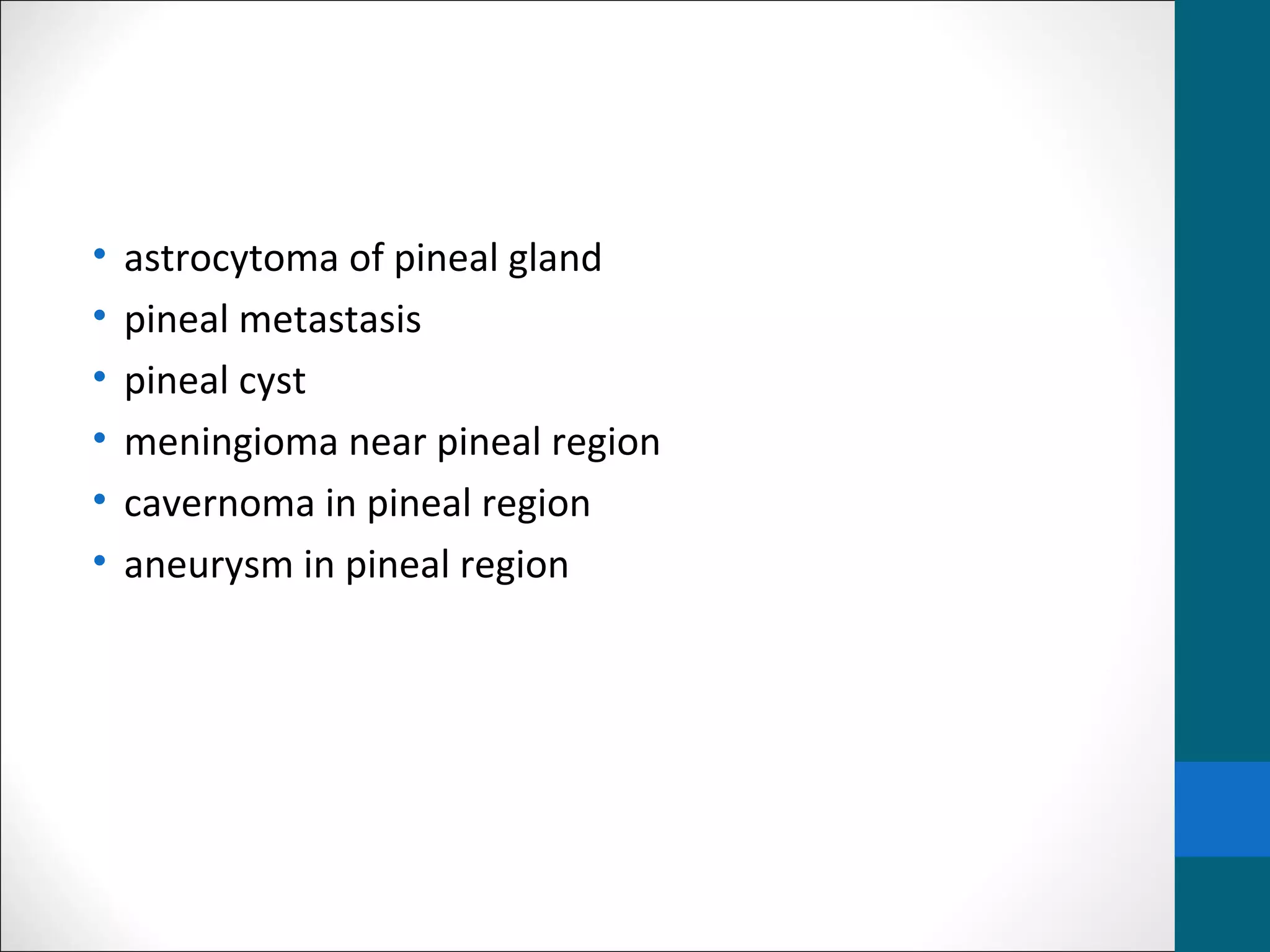 Pineal gland tumors | PPT