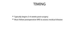 PINEAL REGION TUMORS.pptx radiation oncology | PPTX