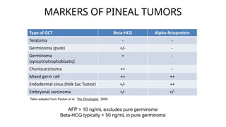 PINEAL REGION TUMORS.pptx radiation oncology | PPTX