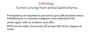 PINEAL REGION TUMORS DIAGNOSIS & SURGICAL APPROACHES.pptx