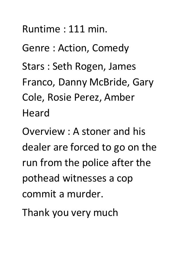 Pineapple Express 2008 Best Action And Comedy Movies