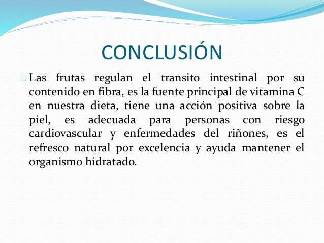 Importancia de las frutas Importancia de las frutas