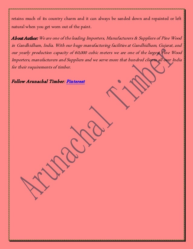 Pine furniture is making a comeback