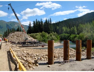 Driven Pipe Pile Installation