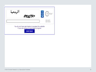 © 2014 Forrester Research, Inc. Reproduction Prohibited 32
 