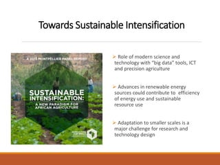 ICRISAT Global Planning Meeting 2019: Food Systems Futures & the SDGs: Can we get to zero hunger & rural prosperity by 2030 by Prabhu Pingali