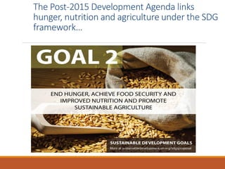 ICRISAT Global Planning Meeting 2019: Food Systems Futures & the SDGs: Can we get to zero hunger & rural prosperity by 2030 by Prabhu Pingali