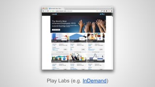 Play Labs (e.g. InDemand)

 