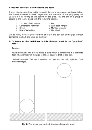 Decision making and Creative Problem solving