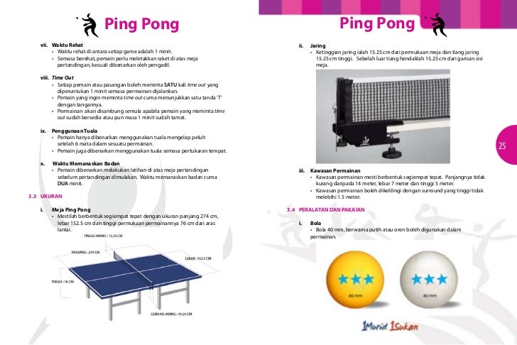 Ping pong sekolah menengah