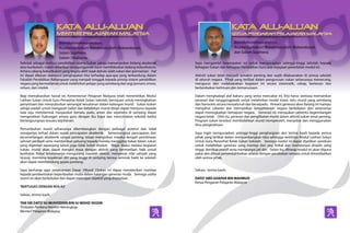 Bismillahirrahmanirrahim,
Assalamualaikum Warahmatullahi Wabarakatuh,
dan Salam Sejahtera.

Bismillahirrahmanirrahim,
Assalamualaikum Warahmatullahi Wabarakatuh,
Salam Sejahtera,
Salam 1Malaysia.
Sekolah sebagai institusi pendidikan utama bukan sahaja menumpukan bidang akademik
atau kurikulum, malah diberikan tanggungjawab turut memfokuskan bidang kokurikulum.
Antara cabang kokurikulum yang begitu aktif sejak dahulu ialah sukan dan permainan. Hal
ini dapat dikesan menerusi penghayatan kita terhadap apa-apa yang terkandung dalam
Falsafah Pendidikan Kebangsaan yang menjadi tonggak kepada prinsip sistem pendidikan
negara yang bermatlamat untuk melahirkan pelajar yang seimbang dari segi jasmani, emosi,
rohani, dan intelek.

Saya mengambil kesempatan ini untuk mengucapkan setinggi-tinggi tahniah kepada
Bahagian Sukan dan Bahagian Pendidikan Guru atas kejayaan penerbitan modul ini.

Bagi merealisasikan hasrat ini, Kementerian Pelajaran Malaysia telah menerbitkan Modul
Latihan Sukan Untuk Guru Penasihat Kelab Sukan Sekolah, bertujuan untuk meningkatkan
penyertaan dan menyuburkan semangat kesukanan dalam kalangan murid. Sukan bukan
sahaja wadah untuk mengasah bakat dan kebolehan murid tetapi dapat menjurus kepada
hala tuju membentuk masyarakat bersatu padu, aman dan sejahtera di samping dapat
mengeratkan hubungan antara guru dengan ibu bapa dan menceriakan sekolah ketika
berlangsungnya sesuatu kejohanan.

Dalam menghadapi alaf baharu yang serba mencabar ini, kita harus sentiasa memainkan
peranan dan tanggungjawab untuk melahirkan modal insan, iaitu murid yang seimbang
dan harmonis secara menyeluruh dan bersepadu. Pewaris generasi akan datang ini mampu
menyahut cabaran dan memastikan kesejahteraan negara berkekalan dan seterusnya
dapat meningkatkan kemajuan negara. Generasi ini merupakan penentu kegemilangan
negara kelak. Oleh itu, peranan dan penglibatan murid dalam aktiviti sukan amat penting.
Program sukan tersebut membolehkan murid memperoleh, menyebar dan menggunakan
ilmu pengetahuan.

Pertumbuhan murid seharusnya dikembangkan dengan pelbagai potensi dan tidak
sewajarnya terhad dalam aspek pencapaian akademik. Sememangnya pencapaian dan
kecemerlangan akademik sangat penting, tetapi mengisikan mereka dengan pembinaan
sahsiah peribadi serta memberikan peluang kepada mereka menggilap bakat dalam sukan
yang digemari sepanjang tahun juga tidak boleh disekat. Wajar diakui melalui kegiatan
sukan, murid akan dapat mengisi masa dengan aktiviti yang bermanfaat, baik untuk
kesihatan fizikal terutamanya mengurang masalah obesiti, menyemai nilai sahsiah yang
terpuji, membina keyakinan diri yang tinggi di samping berasa seronok hadir ke sekolah
akan dapat membendung gejala ponteng.
Saya berharap agar pelaksanaan Dasar 1Murid 1Sukan ini dapat memberikan manfaat
kepada pembentukan keperibadian mulia dalam kalangan generasi muda. Semoga usaha
murni ini akan berkekalan dan dapat mencapai objektif yang disasarkan.
‘BERTUGAS DENGAN IKHLAS’
Sekian, terima kasih.
TAN SRI DATO’ HJ MUHYIDDIN BIN HJ MOHD YASSIN
Timbalan Perdana Menteri Merangkap
Menteri Pelajaran Malaysia

Aktiviti sukan telah menjadi semakin penting dan wajib dilaksanakan di semua sekolah
di seluruh negara. Pihak yang terlibat dalam pengurusan sukan seharusnya merancang,
mengurus dan melaksanakan kegiatan ini secara sistematik, cekap, berkesan dan
berlandaskan keilmuan dan kemanusiaan.

Saya ingin mengucapkan setinggi-tinggi penghargaan dan terima kasih kepada semua
pihak yang terlibat dalam menyumbangkan idea sehingga terbitnya Modul Latihan Sukan
Untuk Guru Penasihat Kelab Sukan Sekolah. Semoga modul ini dapat dijadikan panduan
untuk melahirkan generasi yang mantap dari segi fizikal dan mempunyai disiplin yang
tinggi, bersikap positif serta mempunyai jati diri. Selain itu, diharap modul ini akan diguna
pakai dan dibuat penambahbaikan selaras dengan perubahan semasa untuk dimanfaatkan
oleh semua pihak.
Sekian, terima kasih.
DATO’ ABD GHAFAR BIN MAHMUD
Ketua Pengarah Pelajaran Malaysia

 