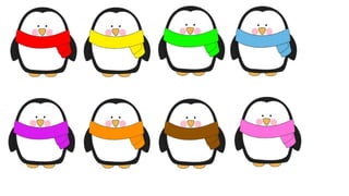 Pinguinos de colores