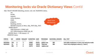 DOAG - Oracle Database Locking Mechanism Demystified | PDF