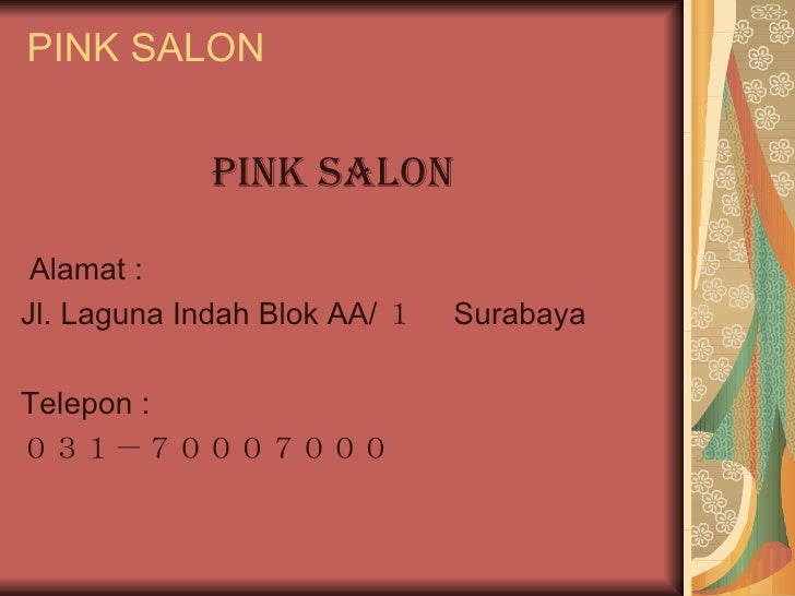 Pink Salon
