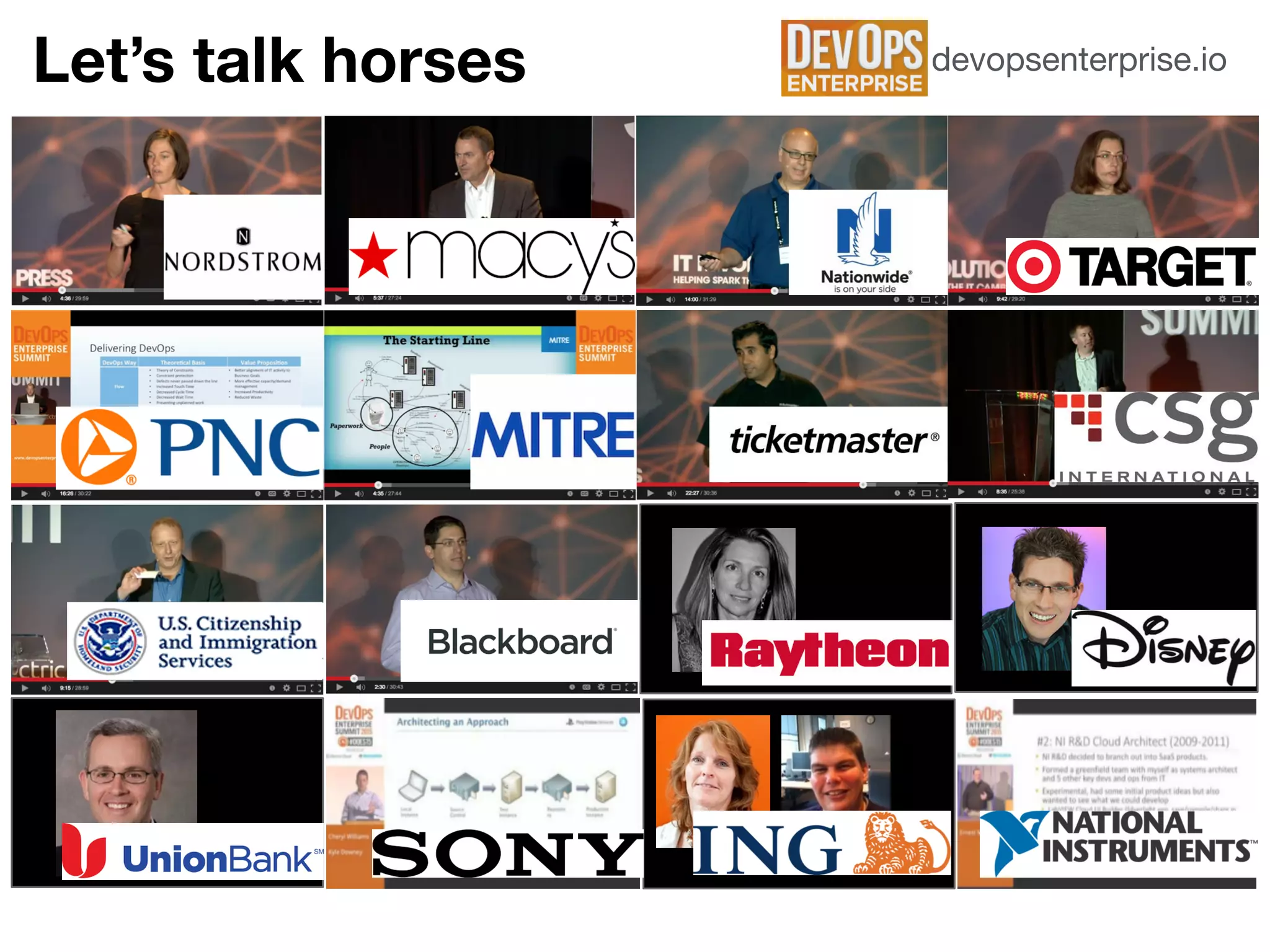 devopsenterprise.ioLet’s talk horses
 