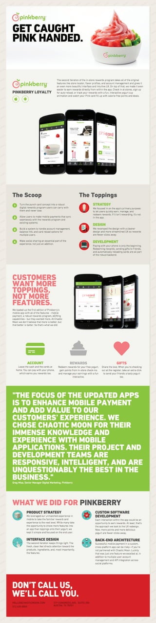 Mobile Loyalty: Pinkberry's Sweet Rewards