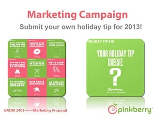 Submit your own holiday tip for 2013!