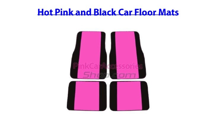 Pink Car Floor Mats