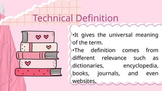 Understanding Technical and Operational Definitions for Effective ...