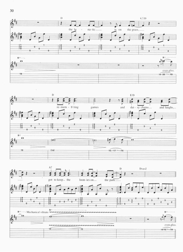 pink floyd songbook pink floyd songbook