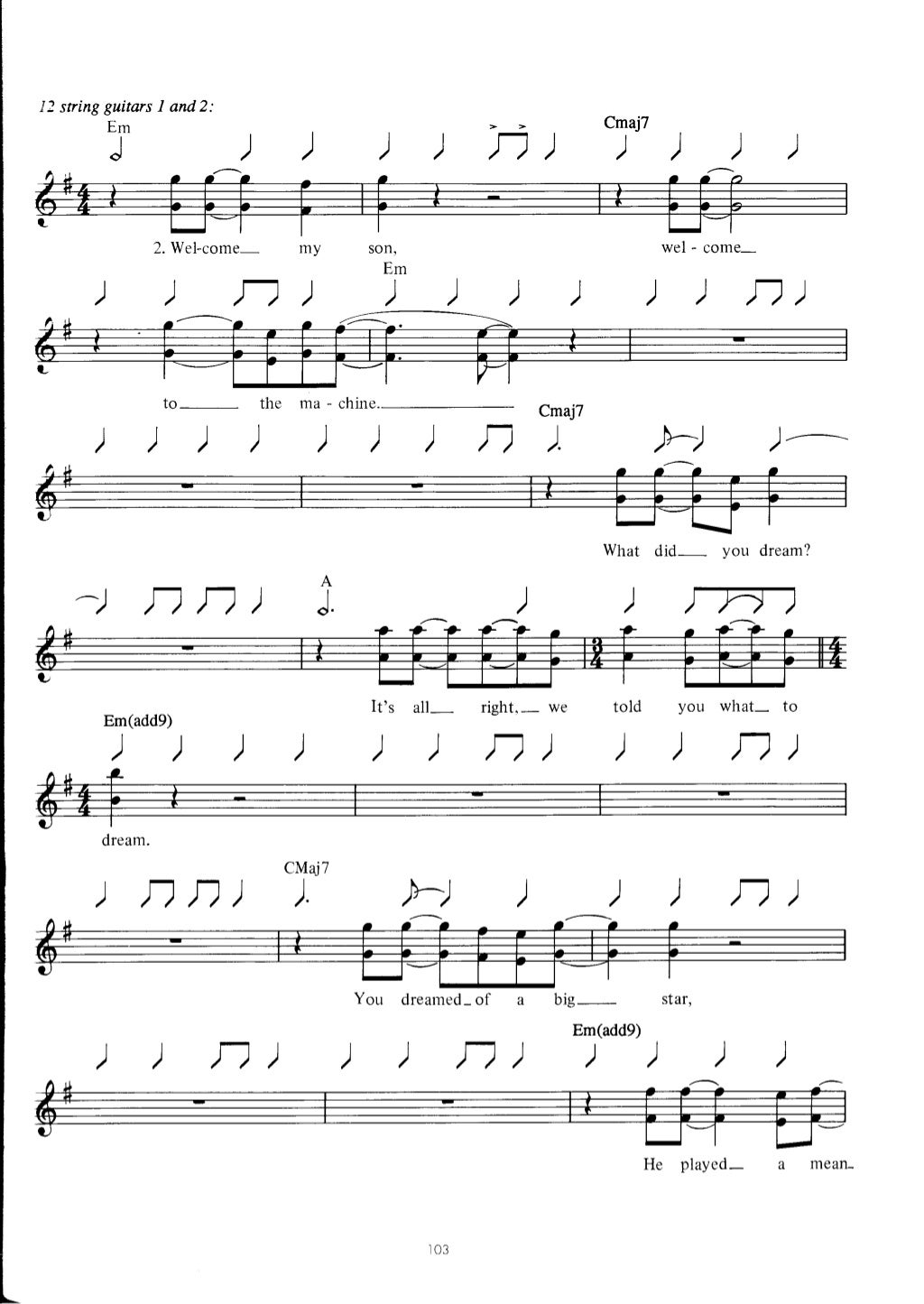 Pink Floyd Script Pink floyd songbook - mumusquare