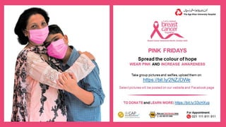 Breast Cancer Awareness - Pink Fridays 2020