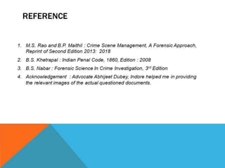 Pinki hablani forgery ppt