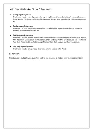 Pinkle makhijani supermarket billing system vb project | PDF