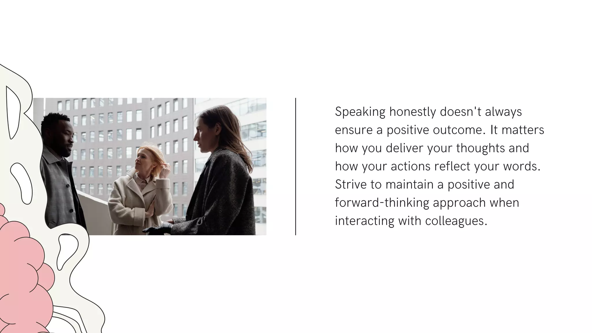 Honestly Speaking Pink Lined Illustration Communication Training Talking Presentation.pdf