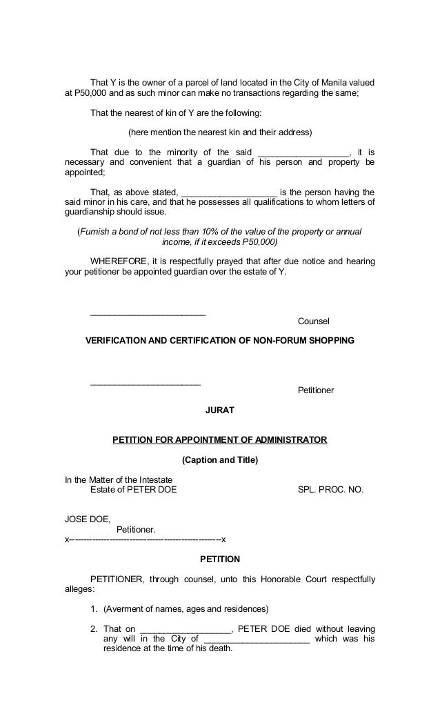 Legal Forms of Philippines