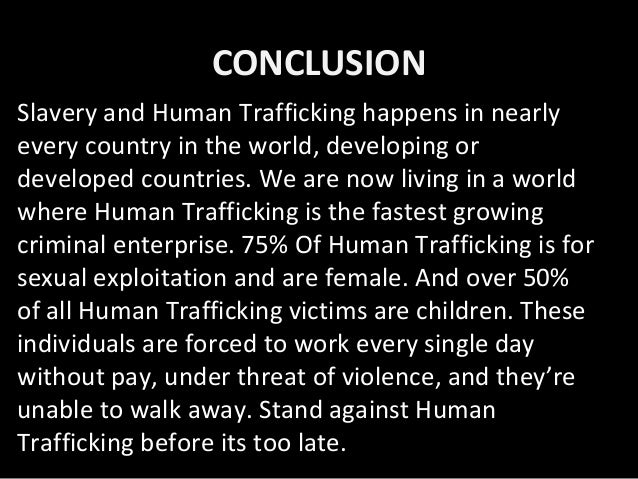 human trafficking thesis human trafficking thesis
