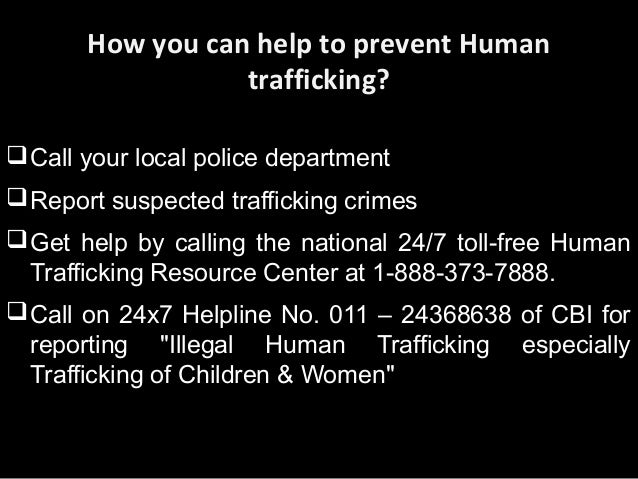 Help on dissertation human trafficking