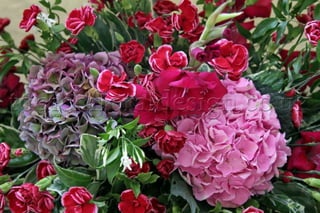 Pink Wedding Flowers by Top London Florists